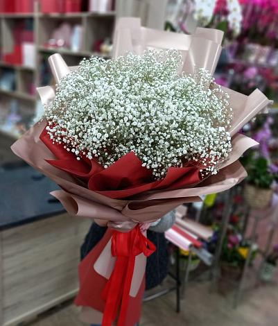 Букет цветов из: Гипсофила в Экажево