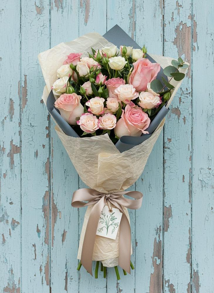 Букет цветов из: Розы в Экажево