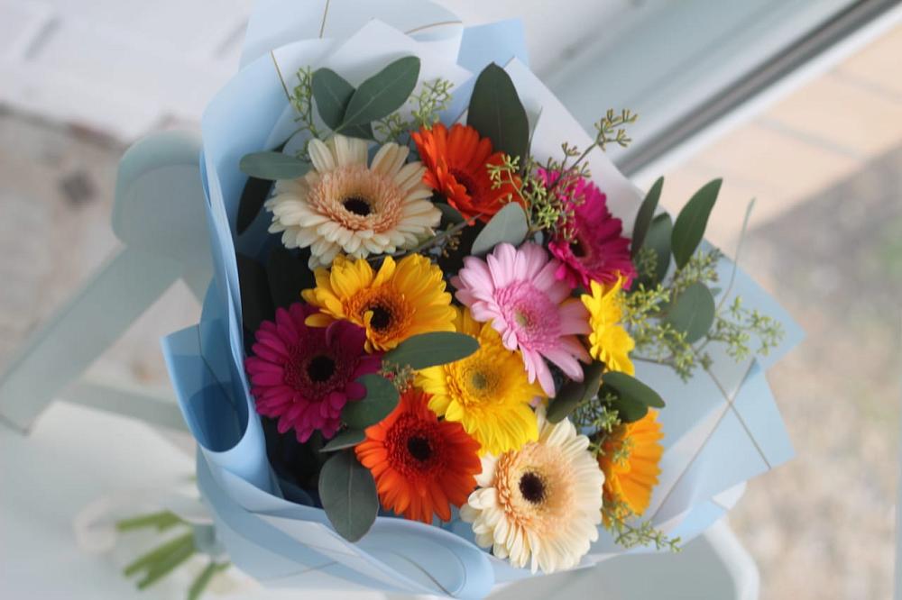 Букет цветов из: Герберы в Экажево