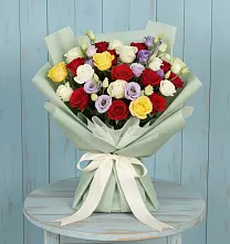 Букет цветов из:  Розы #REPLACE_PRED# Экажево