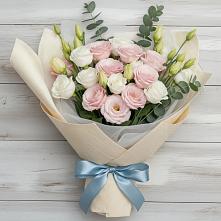 Букет цветов из:  Лизиантусы в Экажево