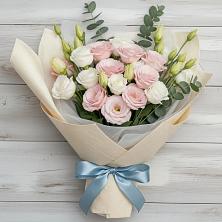 Букет цветов из:  Лизиантусы в Экажево