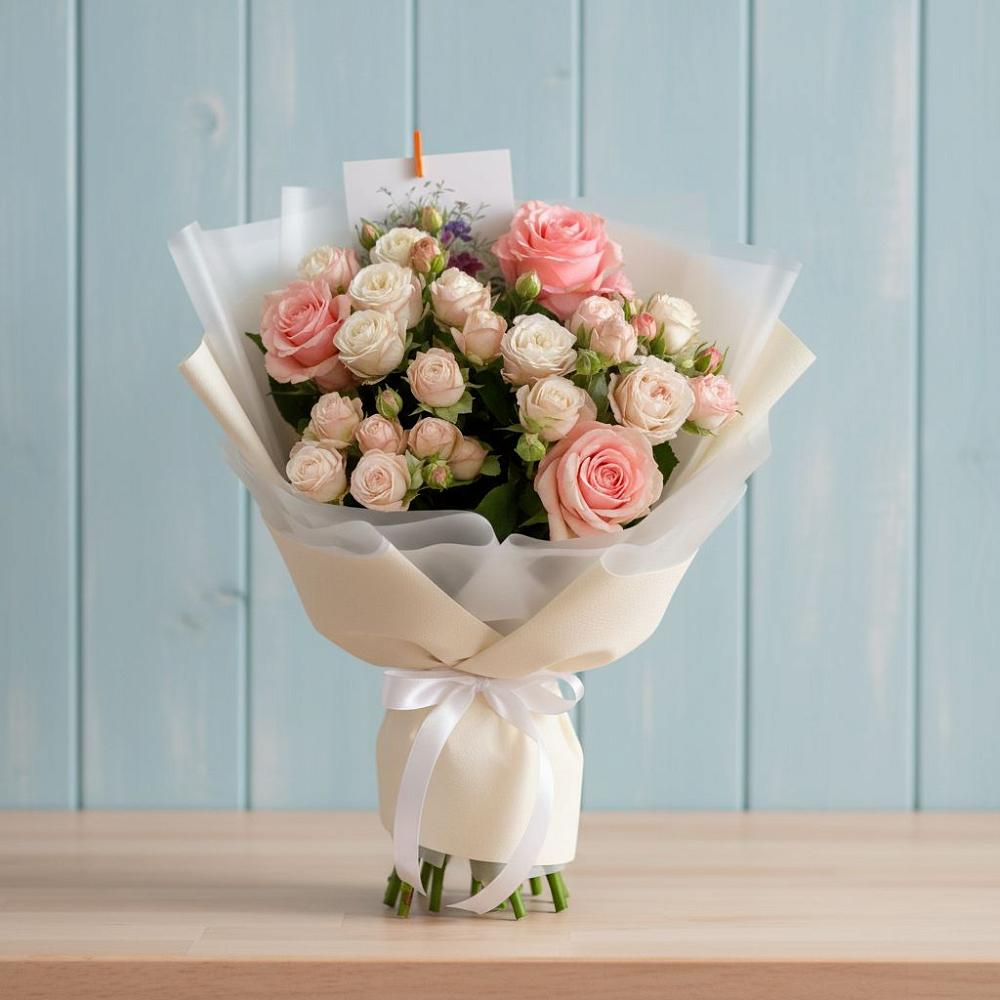 Букет цветов из: Розы в Экажево