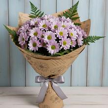 Букет цветов из:  Хризантемы в Экажево