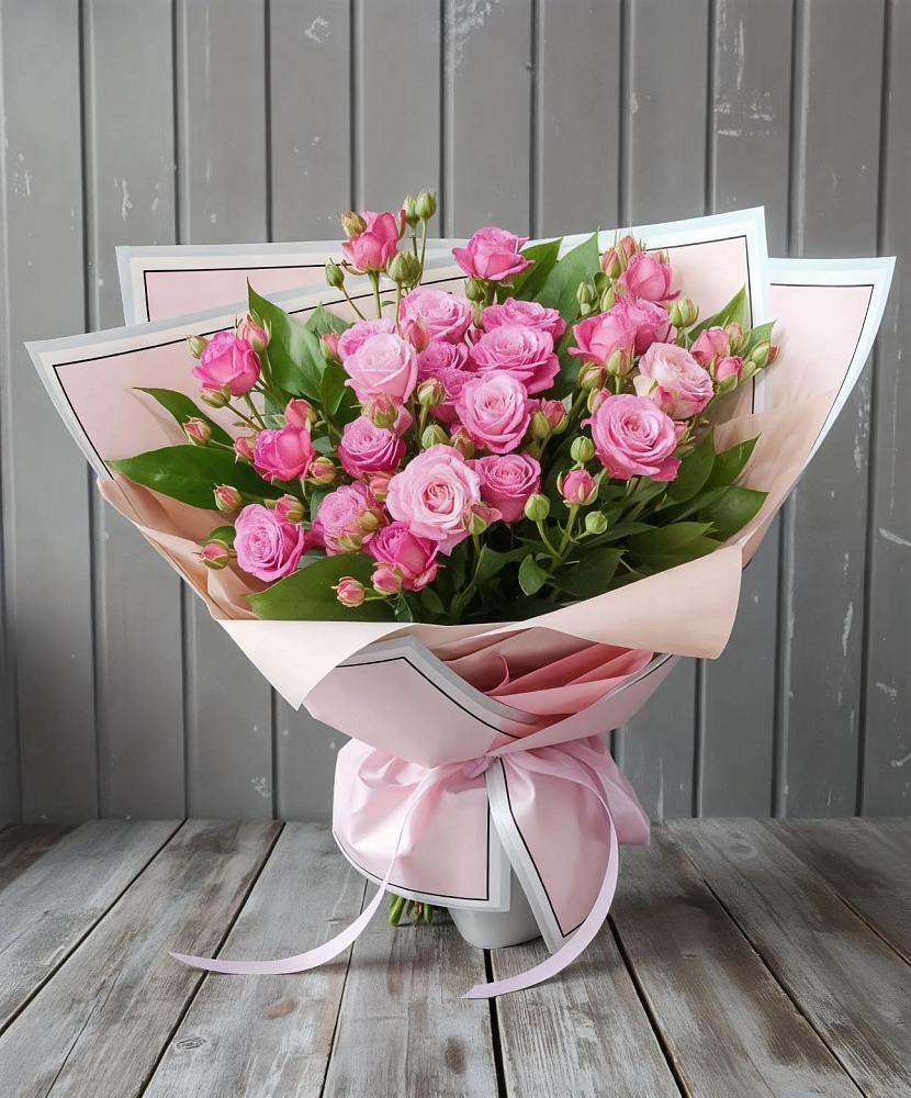 Букет Розовый кустик в Экажево