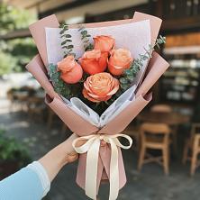 Букет цветов из:  Розы в Экажево