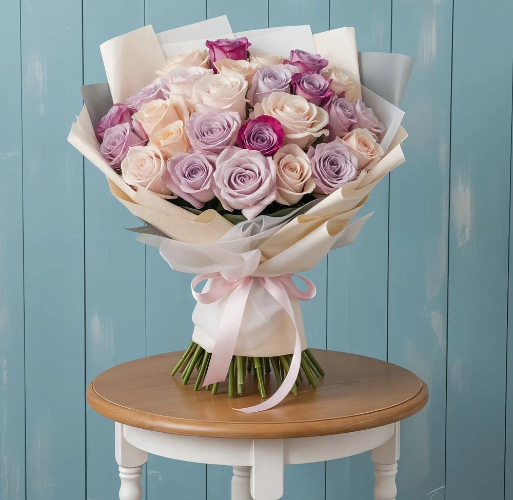 Букет цветов из: Розы в Экажево