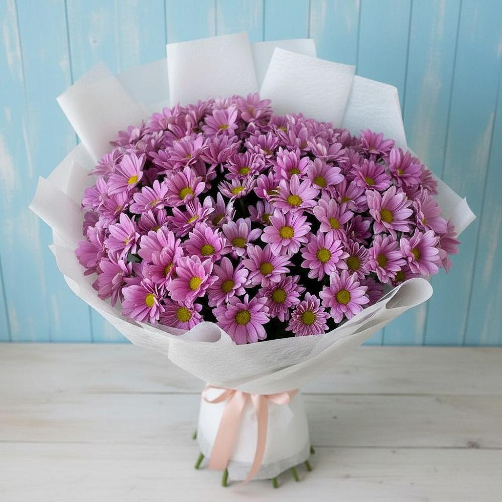 Букет цветов из: Хризантемы в Экажево