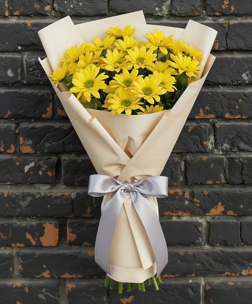 Букет цветов из: Хризантемы в Экажево