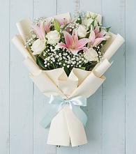 Букет цветов из:  Лилии в Экажево
