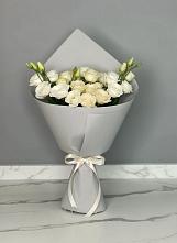 Букет цветов из:  Розы и Лизиантусы #REPLACE_PRED# Экажево